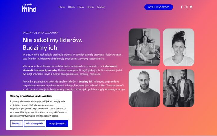 Screenshot of artmind.pl