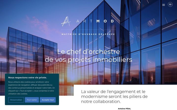 Screenshot of artmod.fr