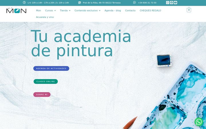 Captura de pantalla de artmonbcn.com