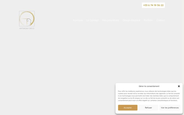 Screenshot of artmony-deco.fr