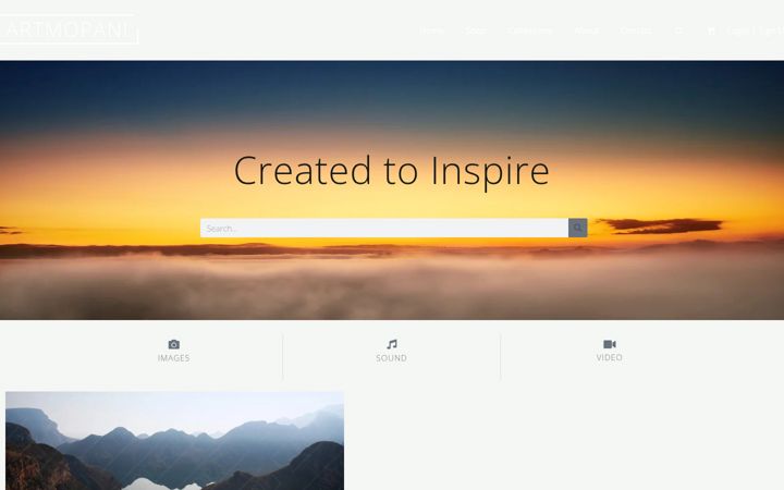 Screenshot of artmopani.com
