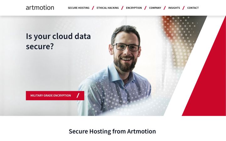 Snimka zaslona za artmotion.eu