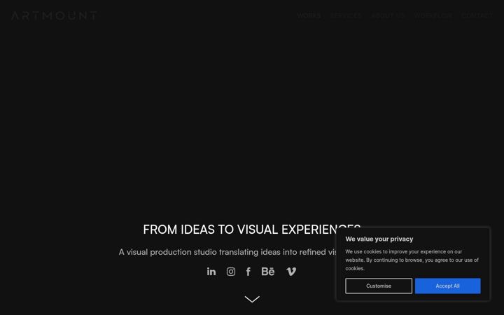 Screenshot of artmount.net