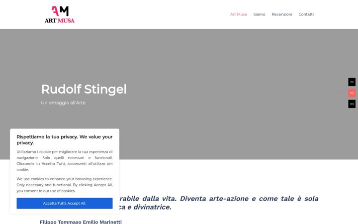 Screenshot of artmusa.org