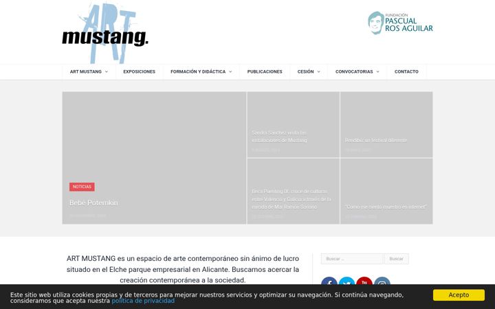 Captură de ecran a artmustang.com