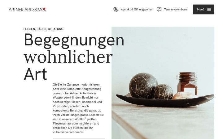 Screenshot of artner-artissimo.at