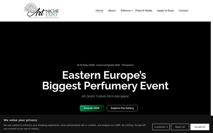 Képernyőkép: artnicheexpo.com