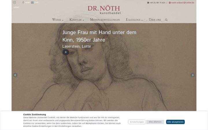 Screenshot of artnoeth.de