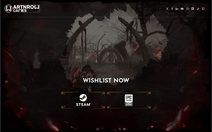 Posnetek zaslona artnrollgames.com