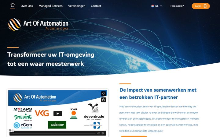 Screenshot of artofautomation.net