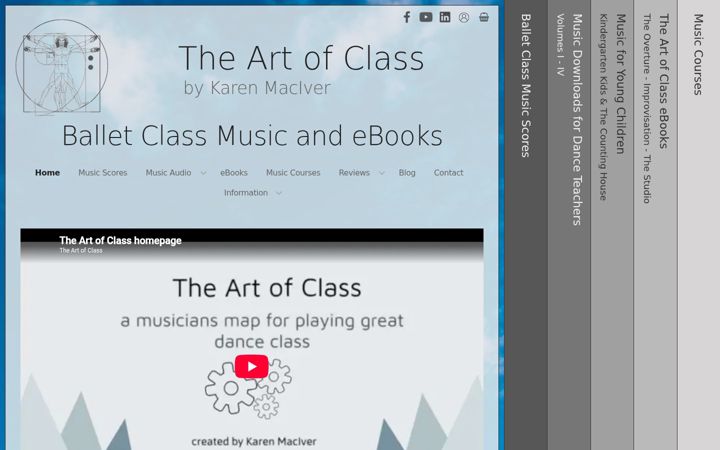 Екранна снимка на artofclass.online