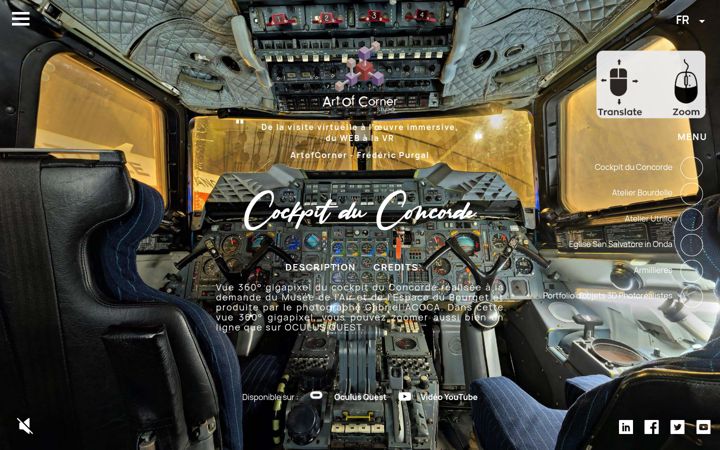Screenshot of artofcorner.fr