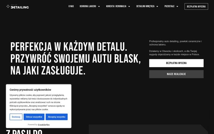 Screenshot of artofdetailing.com.pl