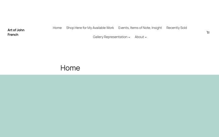 Screenshot of artofjohnfrench.com