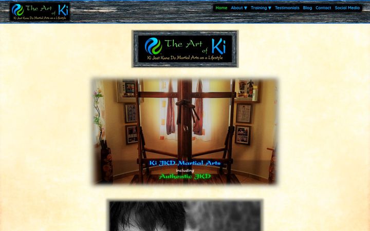 Screenshot of artofki.com