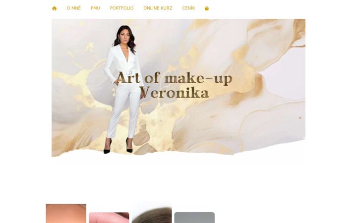 Screenshot of artofmake-up.com