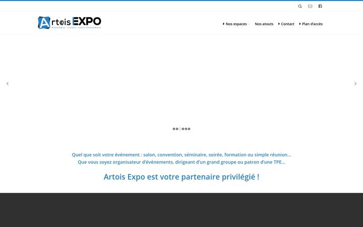 Screenshot of artois-expo-congres.fr