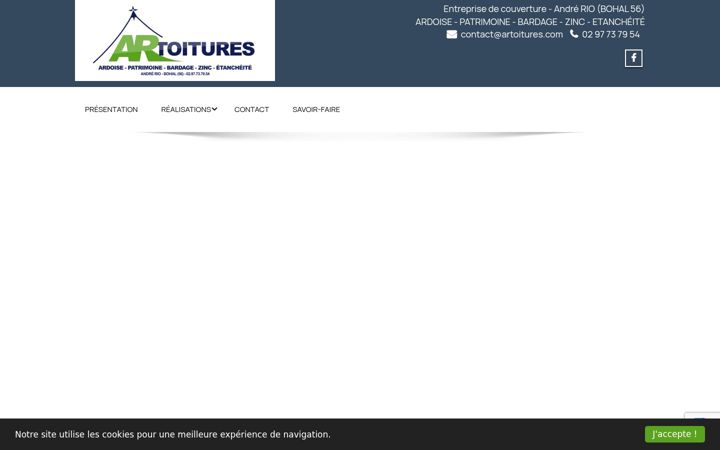 Screenshot of artoitures.com