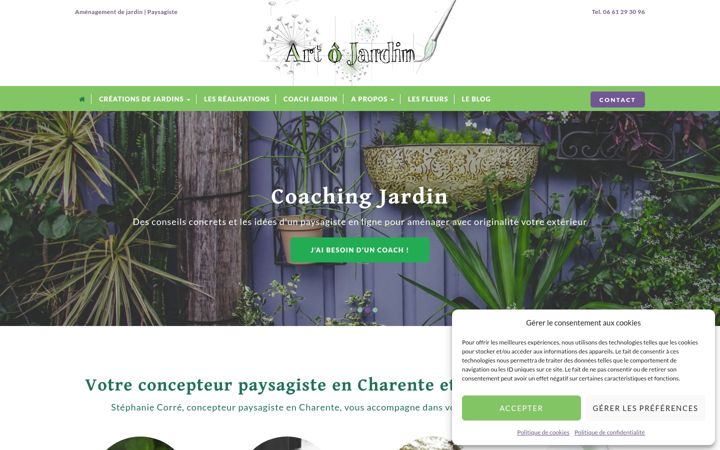 Screenshot of artojardin.com