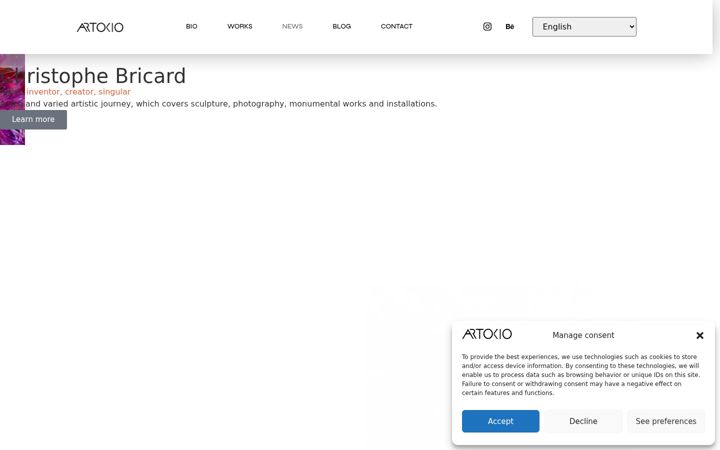 Screenshot of artokio.fr