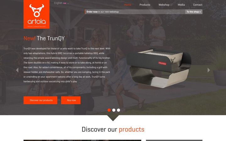 Screenshot of artola365.com