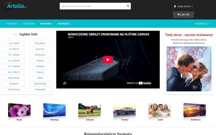 Screenshot of artolia.pl