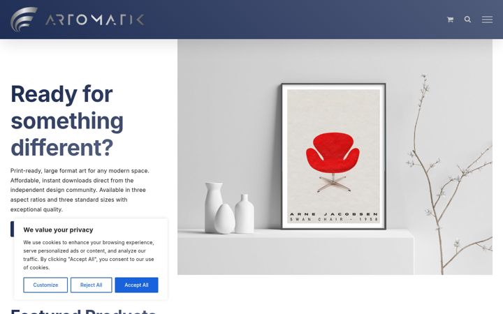 Screenshot of artomatik.com
