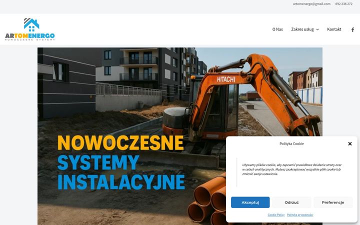 Screenshot of artomenergo.pl