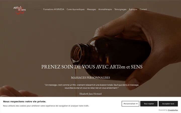 Screenshot ta' artometsens.com