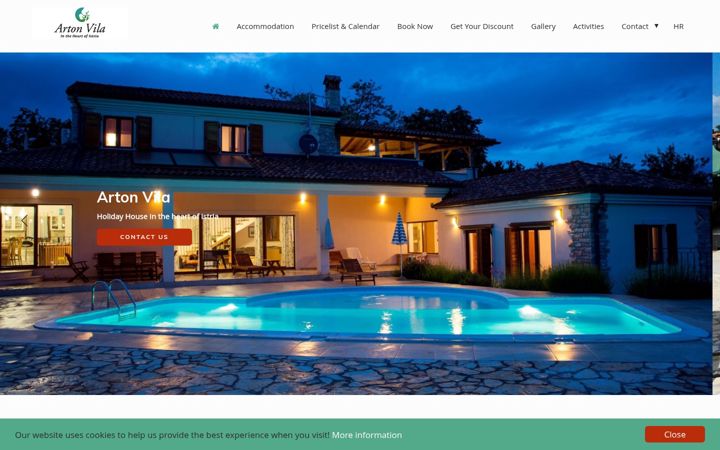 Екранна снимка на arton-vila.com