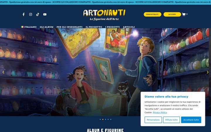 Screenshot of artonauti.it