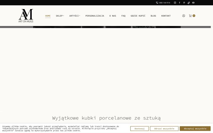 Screenshot of artonmugs.pl
