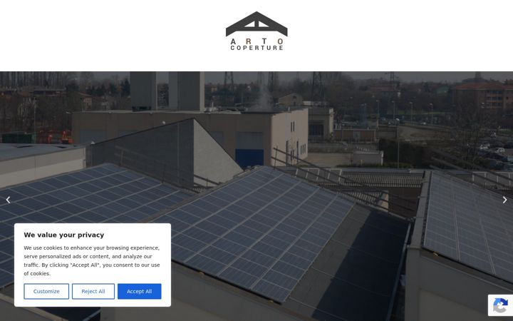Screenshot of artosrl.it
