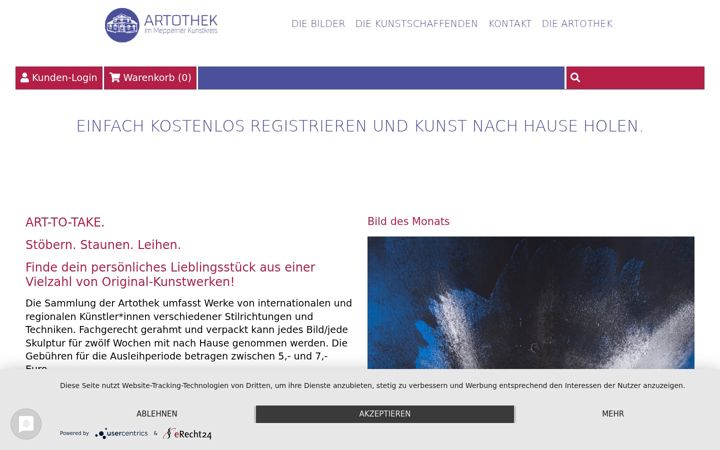 Screenshot of artothek-meppen.de
