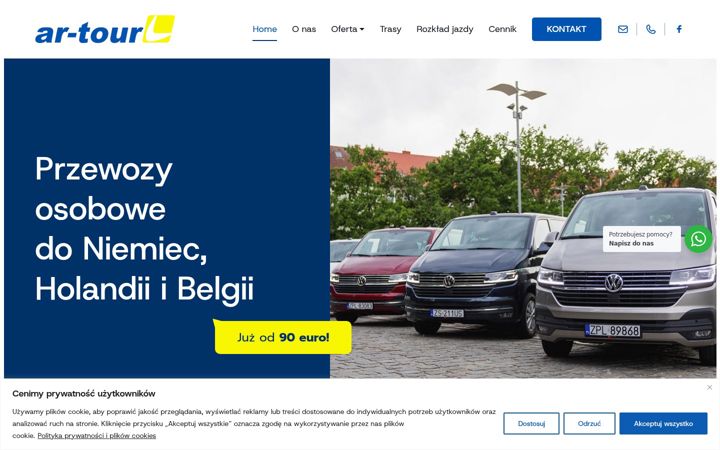Screenshot van artour.pl