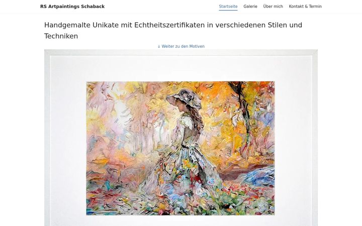 Zrzut ekranu artpaintings.ch