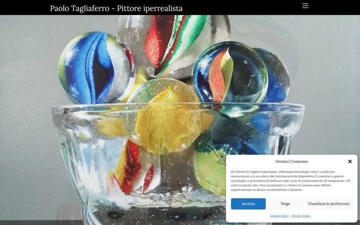 Screenshot van artpaolotagliaferro.it
