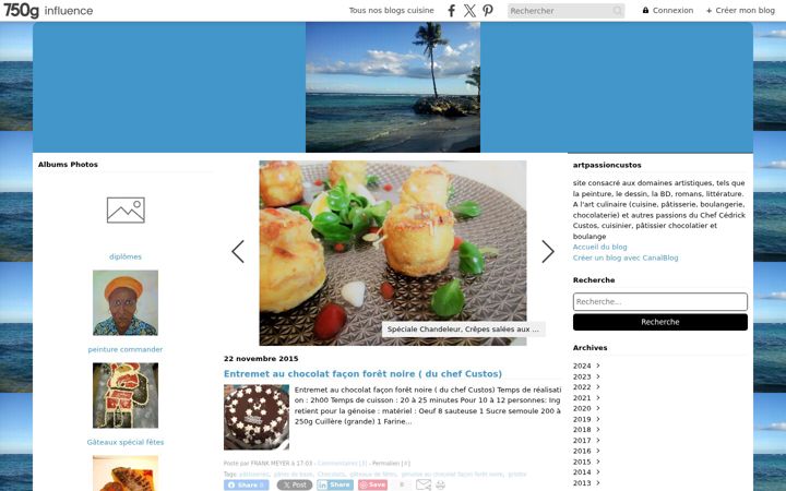 Screenshot of artpassioncustos.com