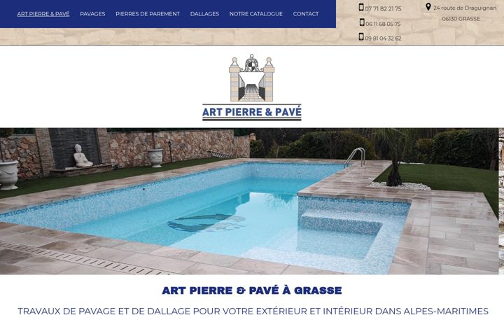 Screenshot of artpierreetpave.fr