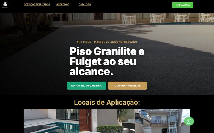 Screenshot of artpisossp.com.br