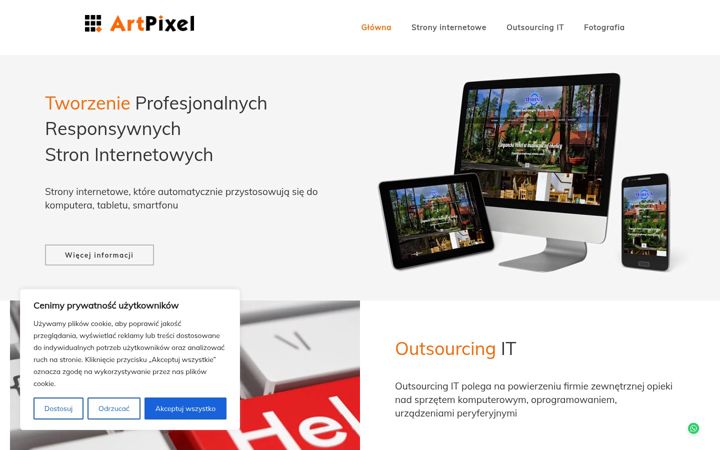 Screenshot von artpixel.pl