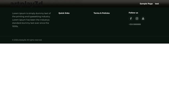 Screenshot of artplay3d.com