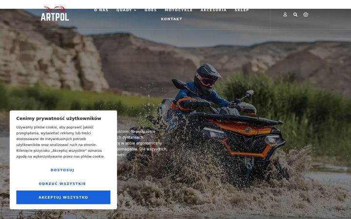 Screenshot von artpolmoto.pl