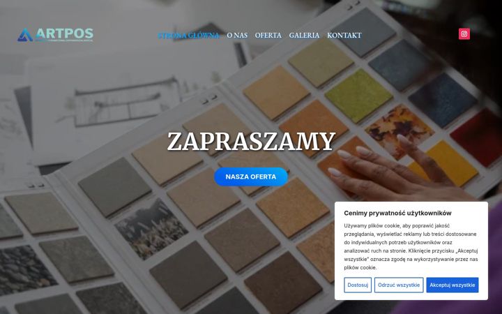 Screenshot von artpos.pl