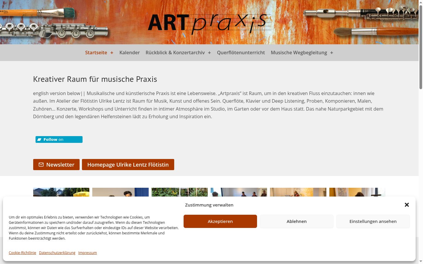 Screenshot tal-banner tal-kunsens muri qabel kwalunkwe interazzjoni