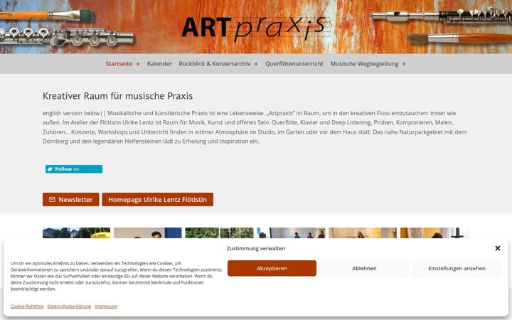 Screenshot of artpraxis.eu