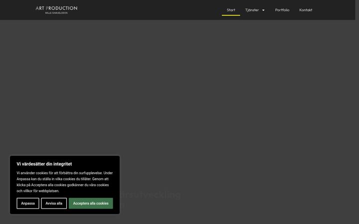 Screenshot of artproduction.nu