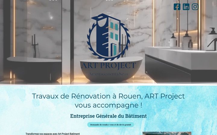 Screenshot of artprojectbatiment.fr