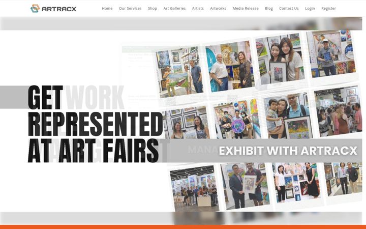 Screenshot of artracx.com