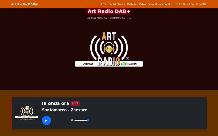 Screenshot of artradio.it